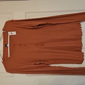 Old Navy Women's Top in Rust Orange